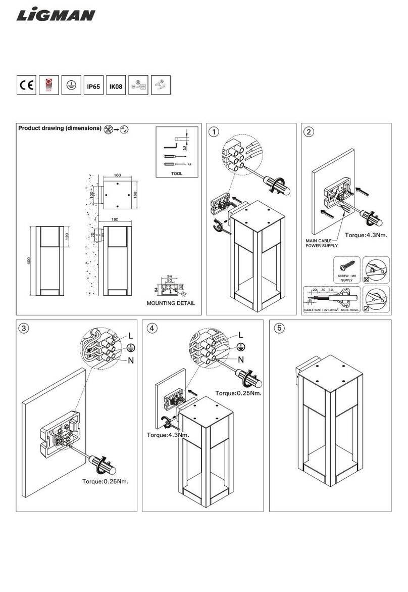 LIGMAN VANCOUVER 24 installation manual