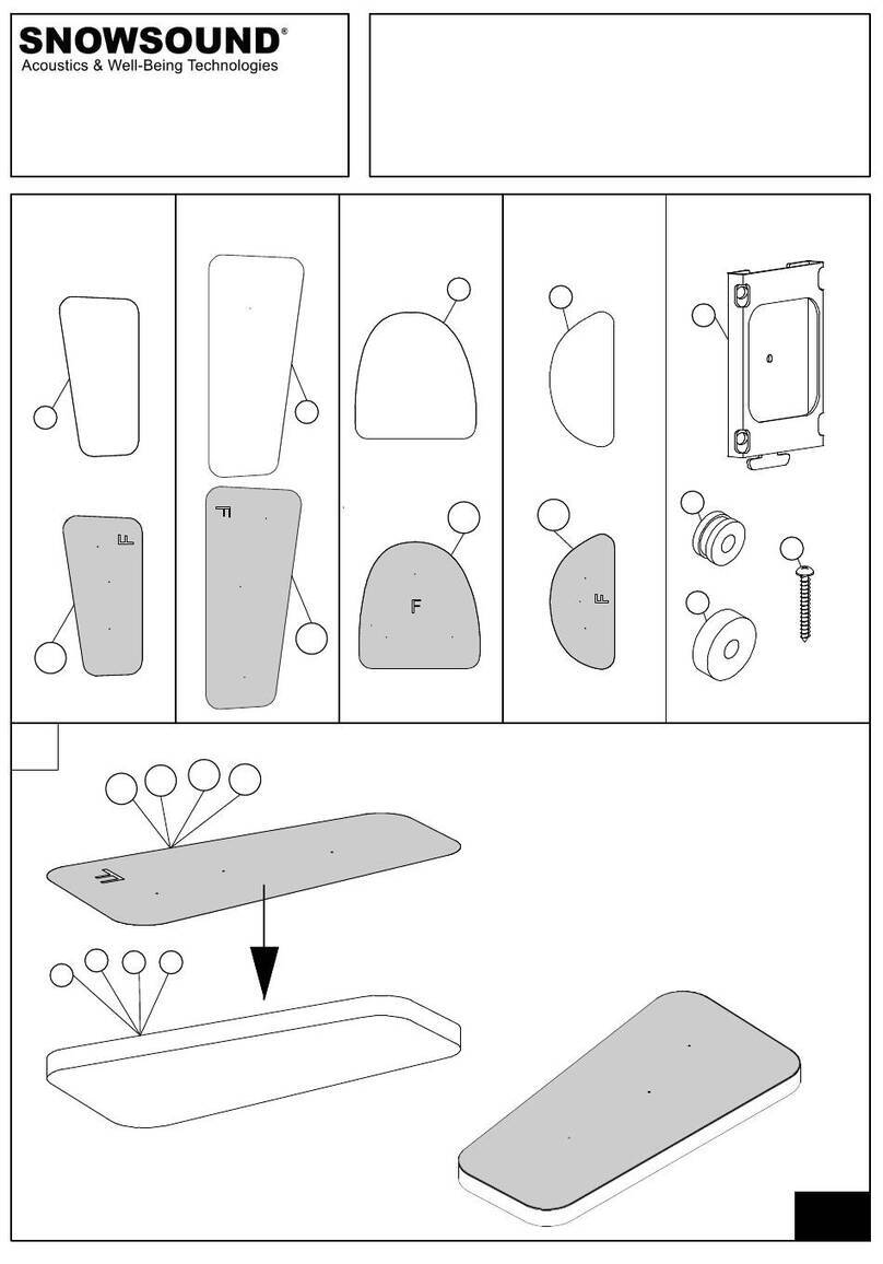 SNOWSOUND TRI BU 584-A/L0 quick start guide
