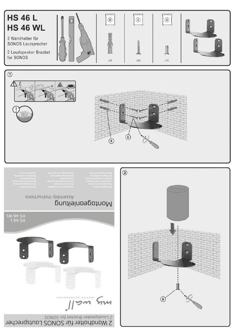 my wall HS 46 L Assembly instructions