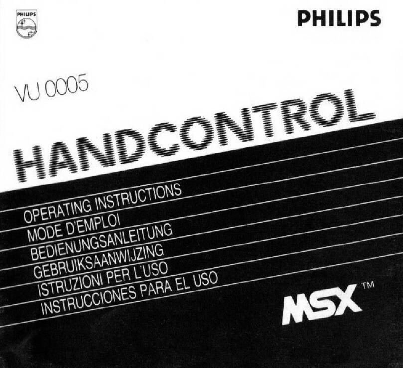 Philips MSX VU 0005 User manual