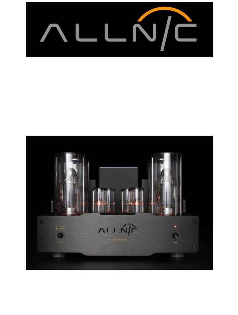 ALLNIC AUDIO A-2000 MK3 owner's manual