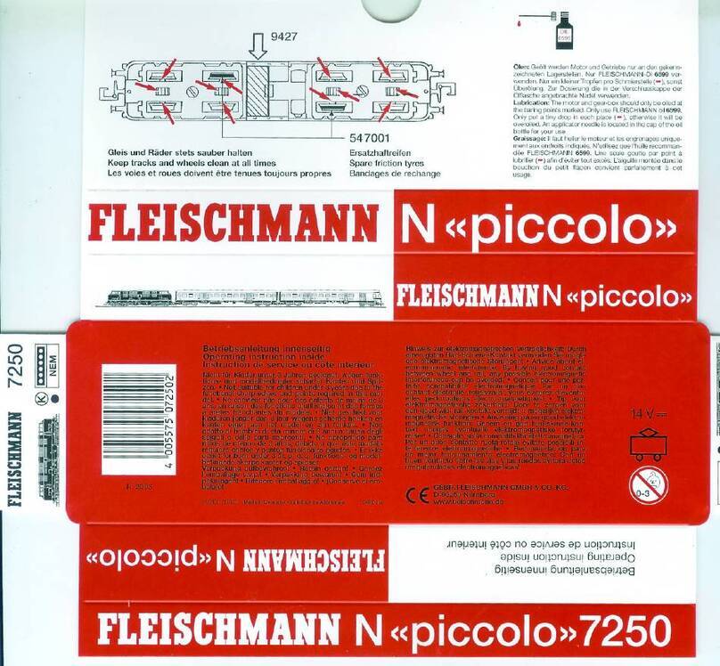 Fleischmann N piccolo 7250 User manual