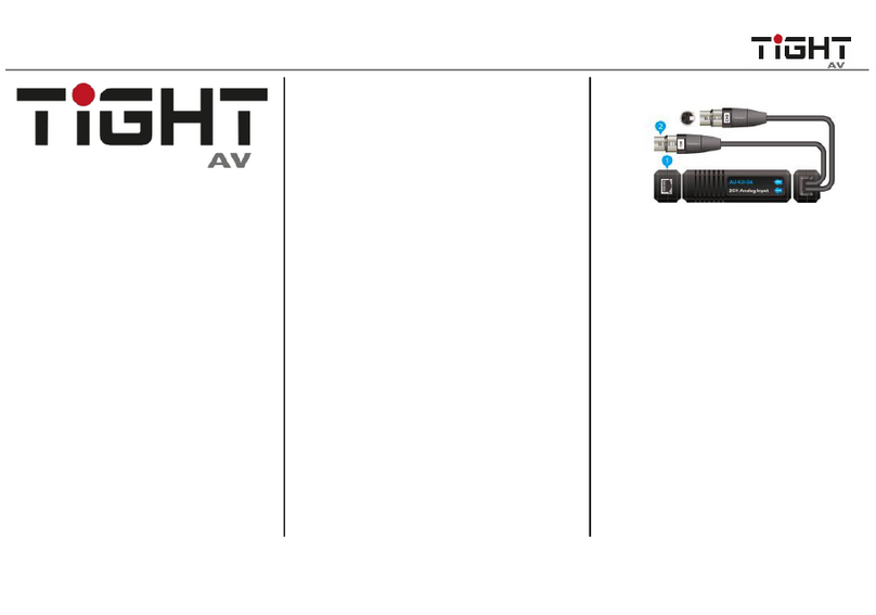 TiGHT AV AU-X2I-DA User manual