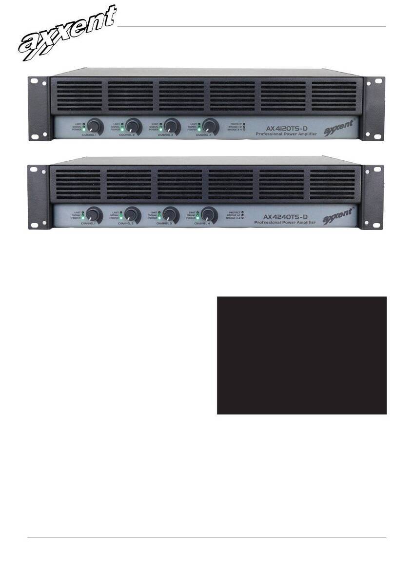 Axxent AX-4120TS-D User manual Axxent AX-4120TS-D User manual