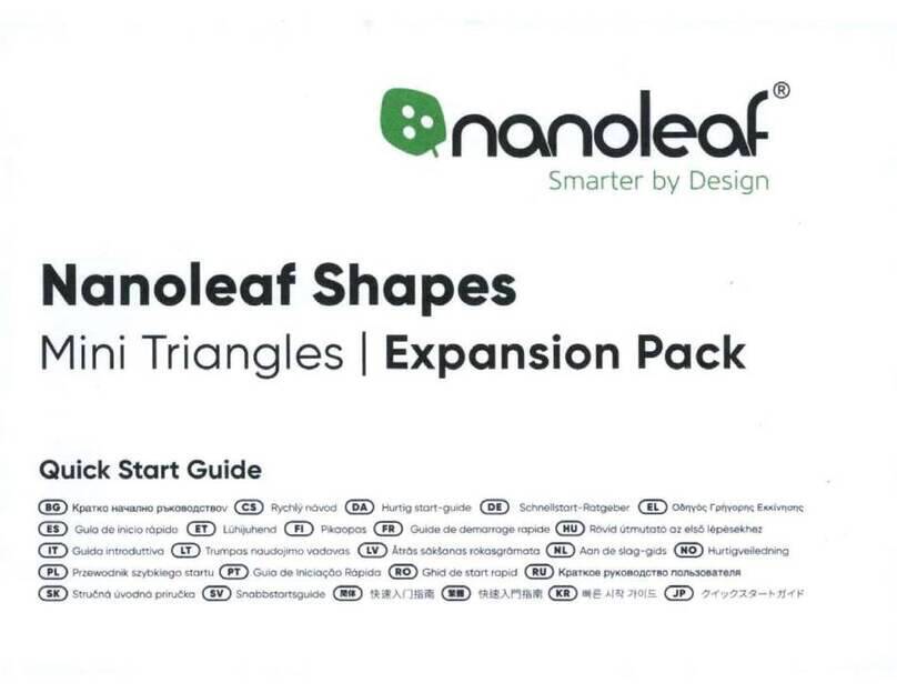 Nanoleaf NL48-5001TW-5PK quick start guide Nanoleaf NL48-5001TW-5PK quick start guide