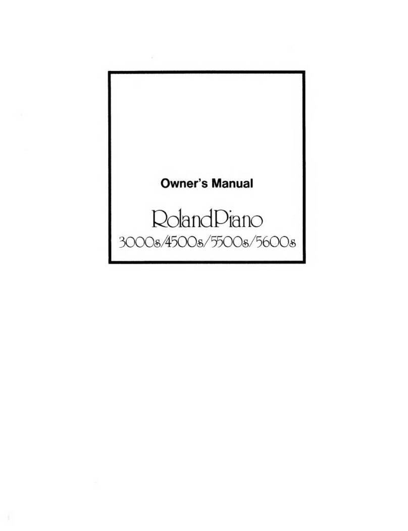 Roland 3000s User manual