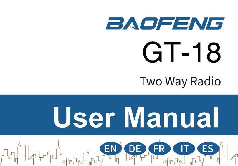 Baofeng GT-18 user manual
