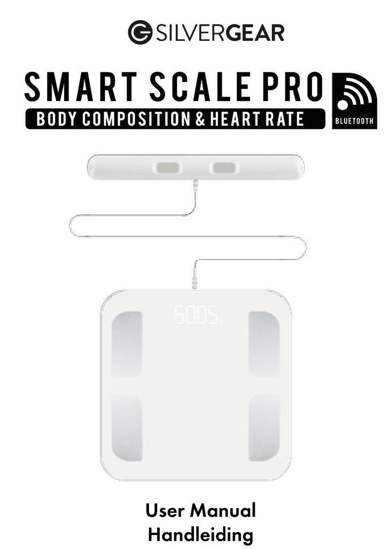 Silvergear SMART SCALE PRO User manual