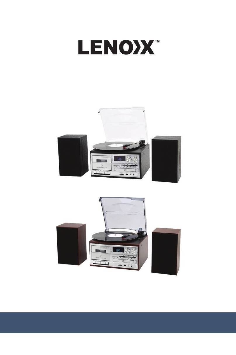 Lenoxx CD114BL manual