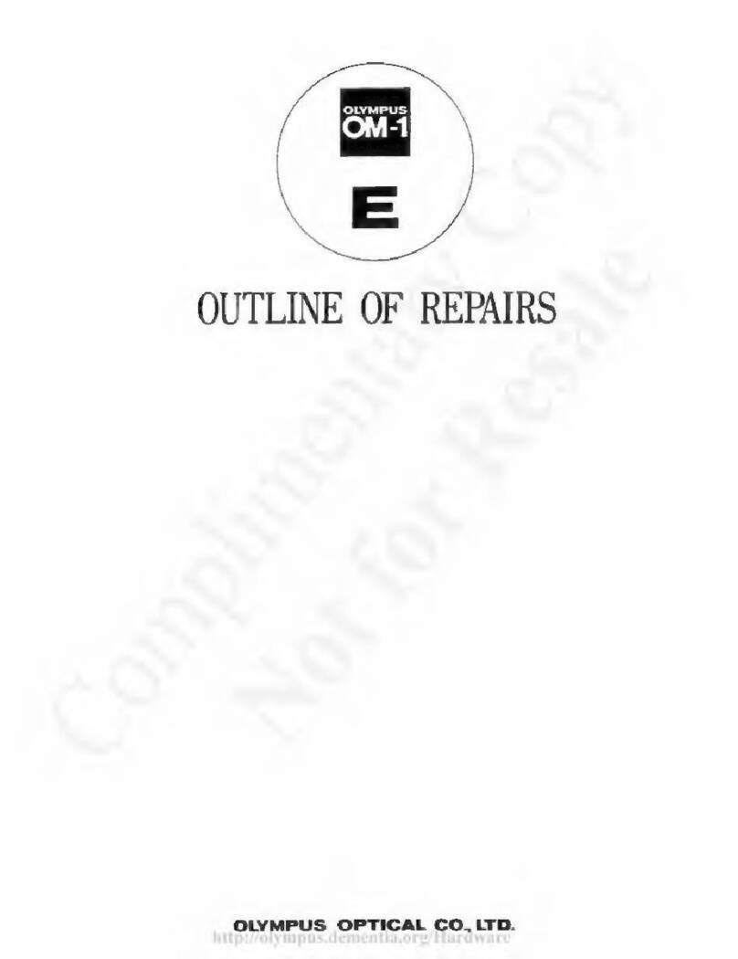 Olympus WINDER OM-1 User manual