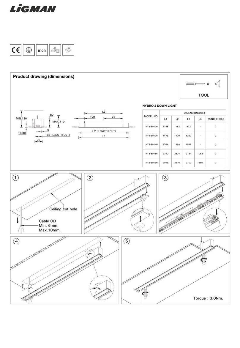 LIGMAN NYB-80136 User manual