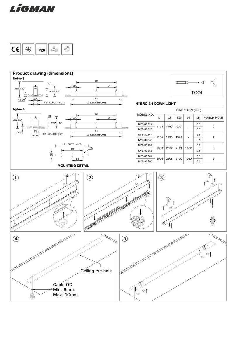 LIGMAN NYB-80345 User manual