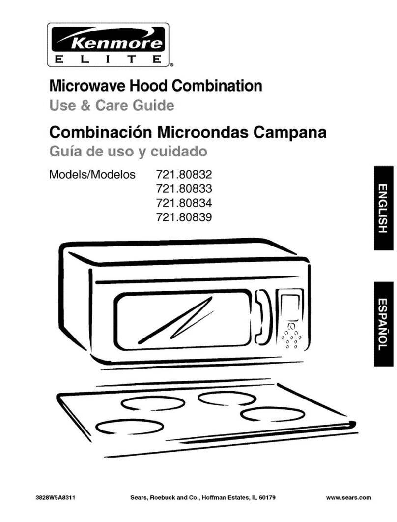 Kenmore Elite 721.80832 Use & care guide