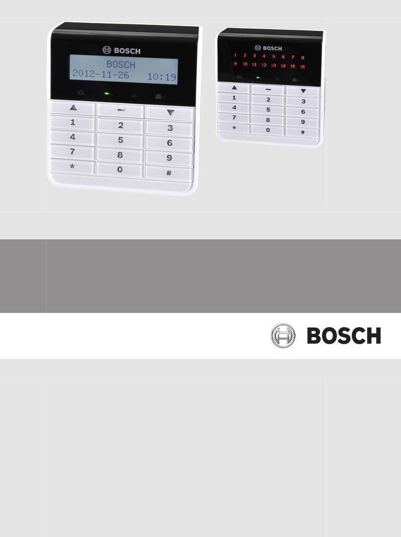 Bosch AMAX panel 2100 installation manual