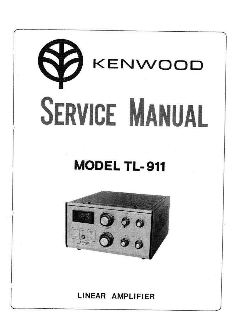 Kenwood TL-911 User manual