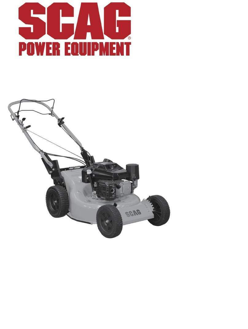 Scag Power Equipment SFC-21-4GX Operator's manual