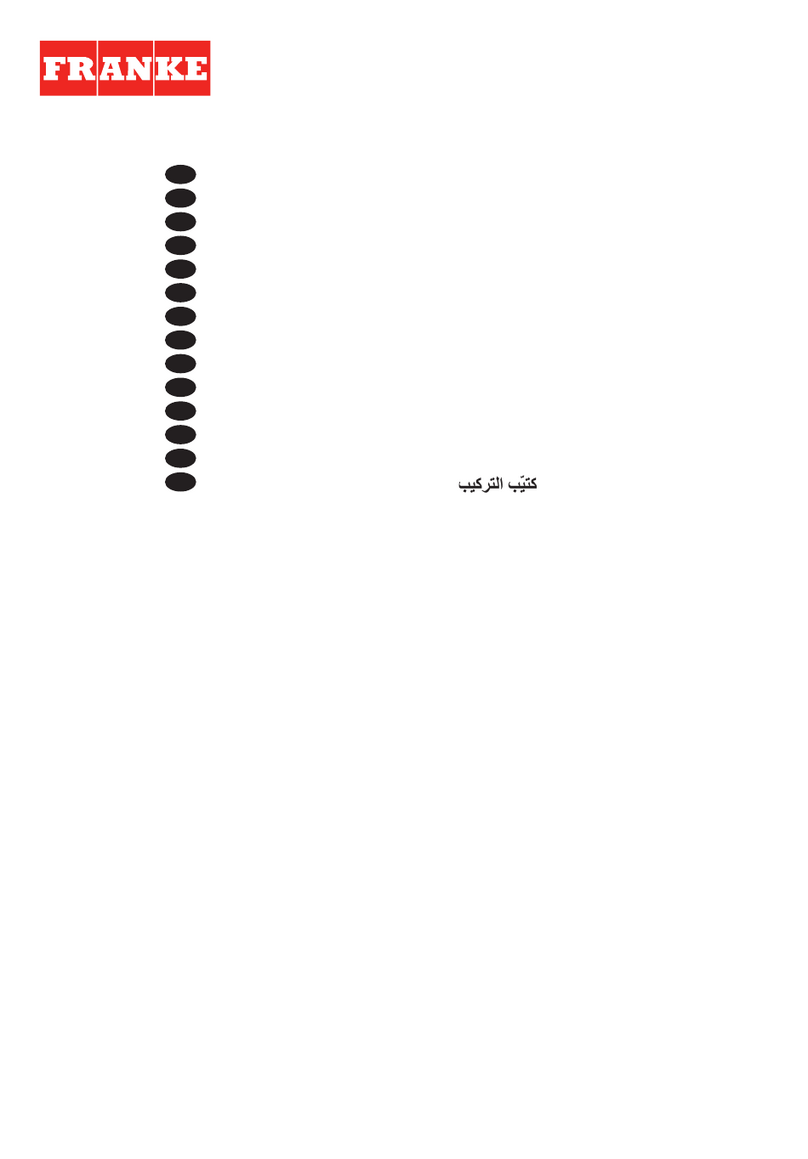 Franke FBI 722 User manual Franke FBI 722 User manual