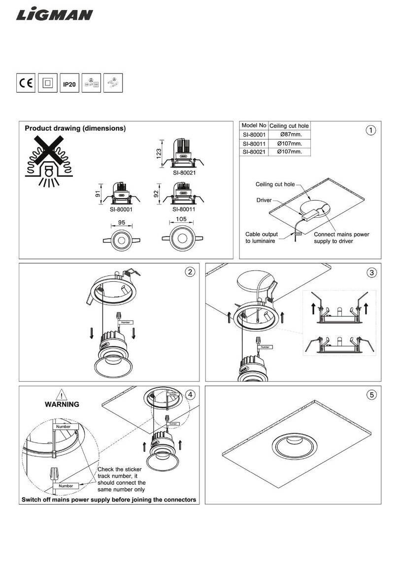 LIGMAN SI-80021 installation manual