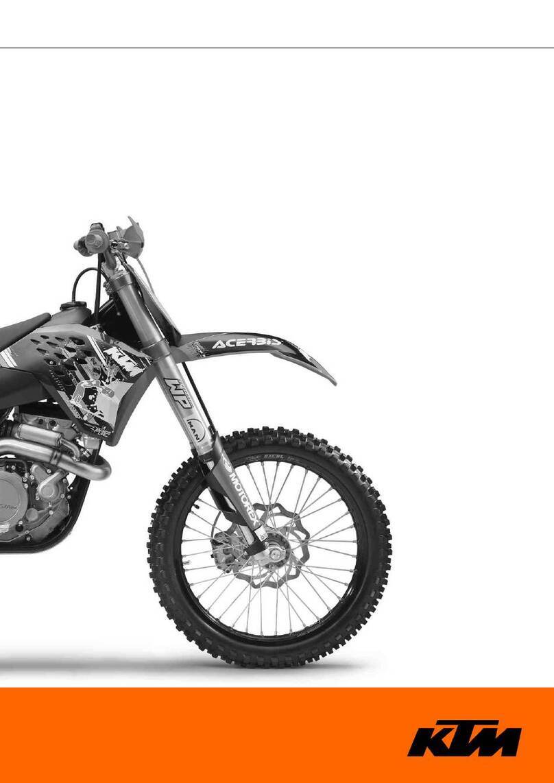 KTM 450 SX-F EU 2009 Manual KTM 450 SX-F EU 2009 Manual