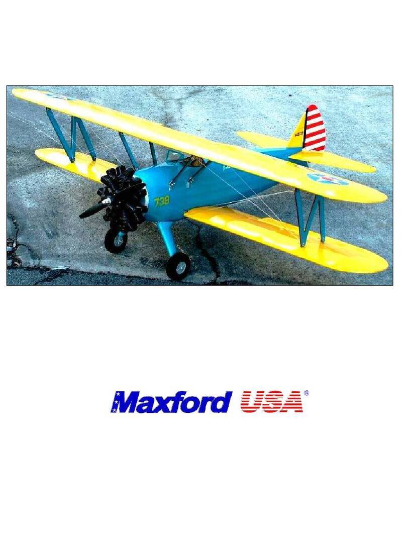 Maxford USA STEARMAN PT-17 instruction manual