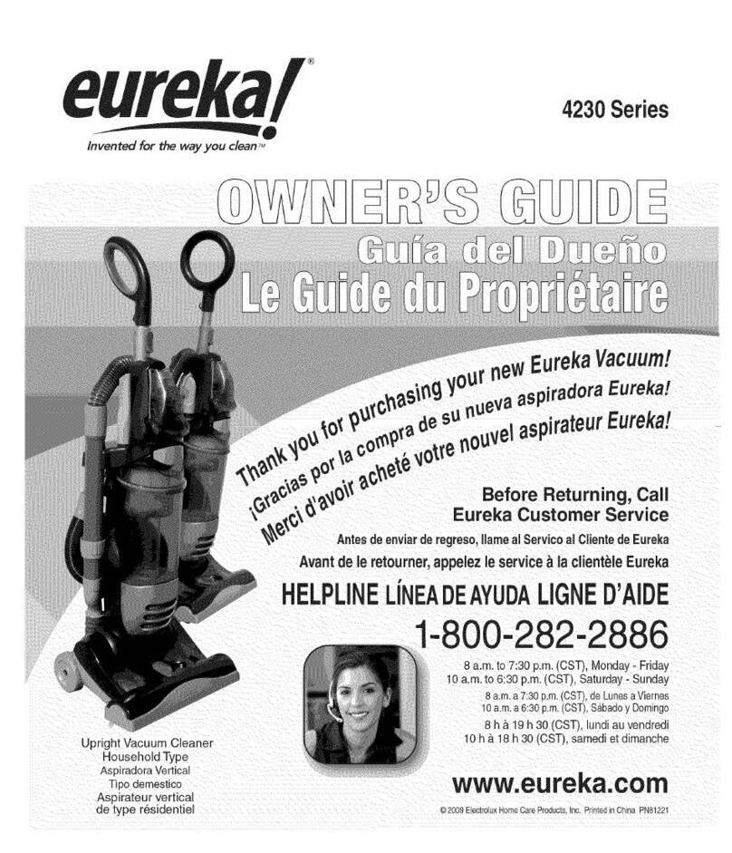 Eureka 4230 Series owner's guide