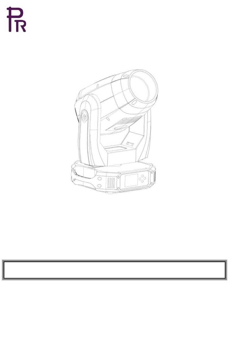 PR XRLED 700-WBWS User manual
