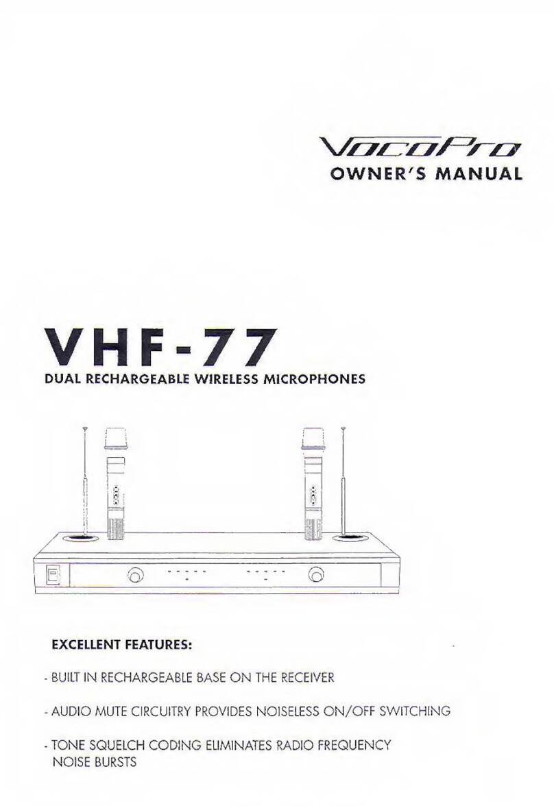 VocoPro VHF-77 owner's manual