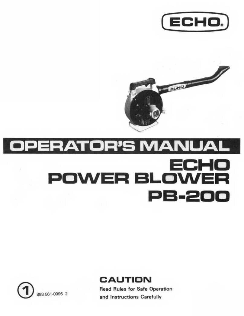 Echo PB-200 User manual