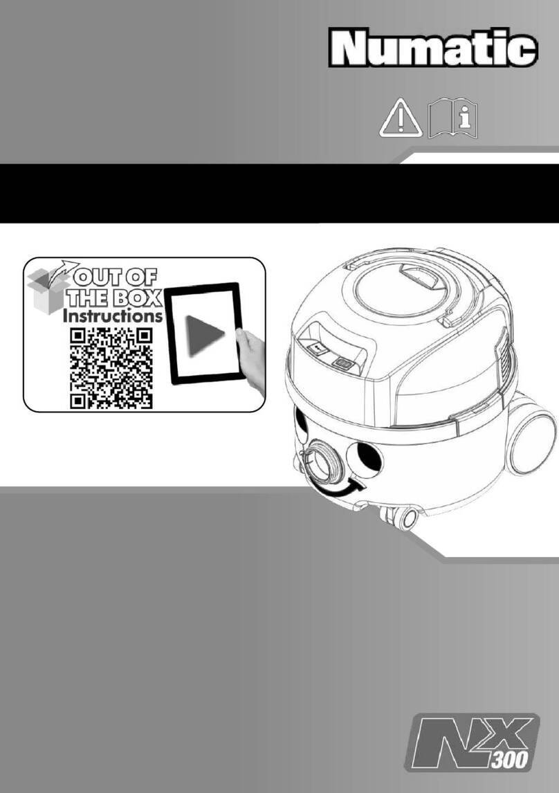 Numatic NBV190NX User manual