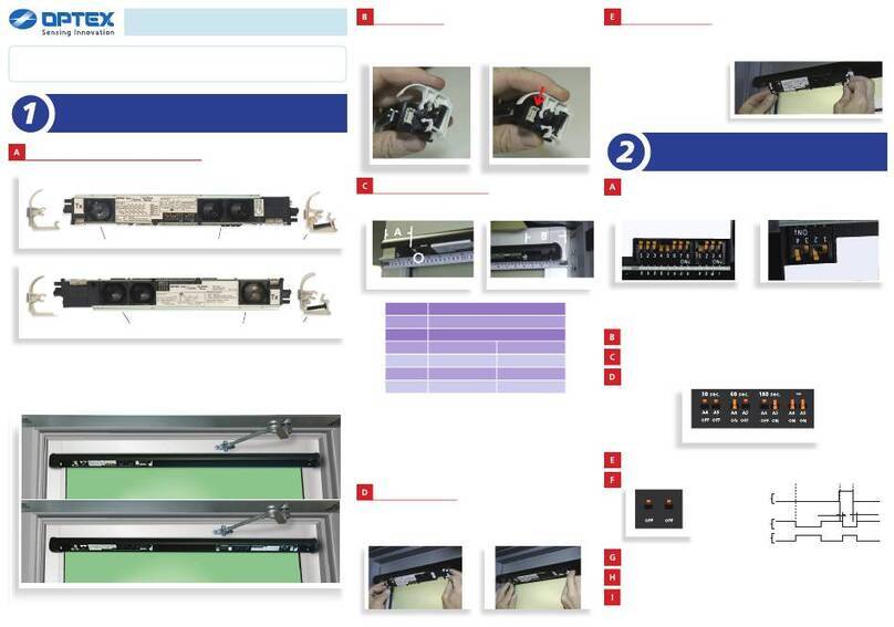 Optex OA-EDGE T User manual