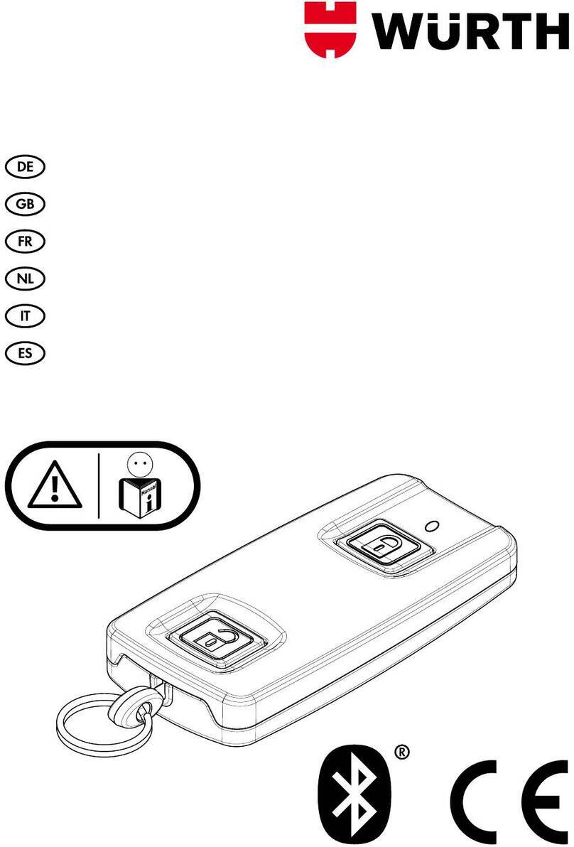 Würth CFF3100 User manual