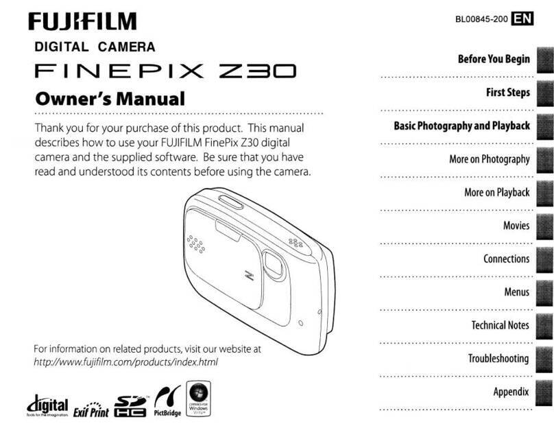 FujiFilm FinePix Z30 User manual