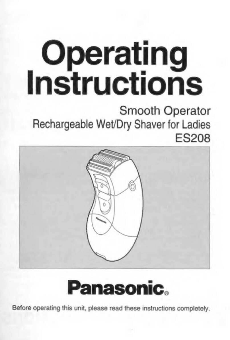 Panasonic ES-208 operating instructions