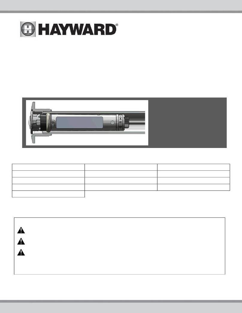 Hayward ColorLogic SP0536AF owner's manual