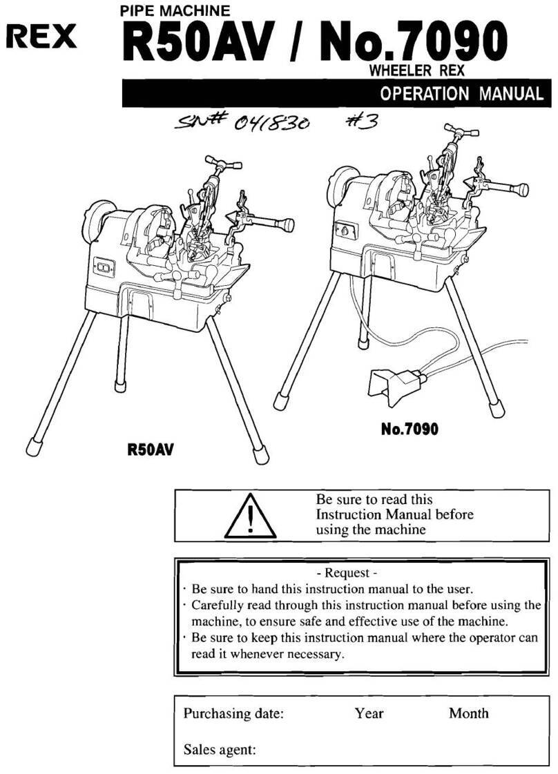 REX R50AV Operation manual