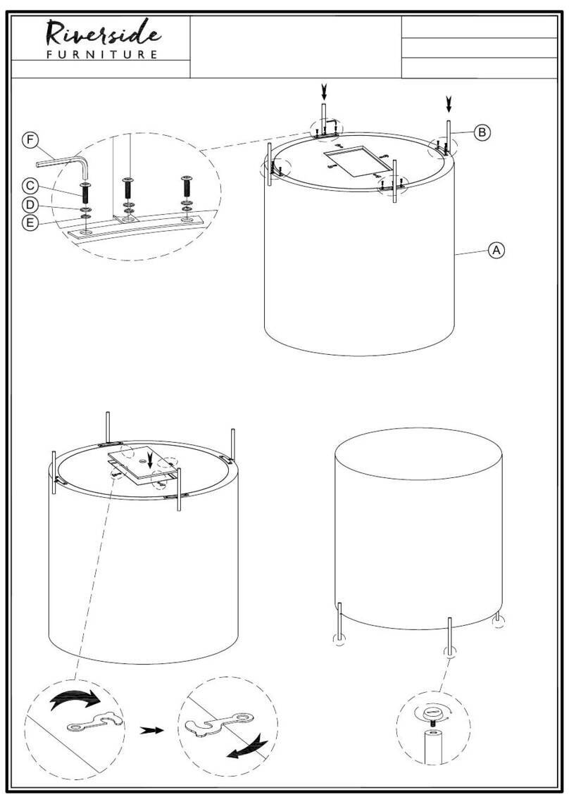 Riverside Furniture Kara Occasional 13409 Assembly instructions Riverside Furniture Kara Occasional 13409 Assembly instructions