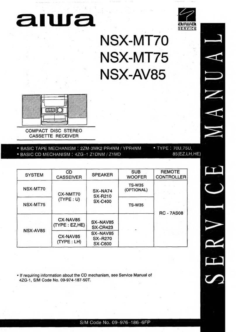 Aiwa NSX-MT70 User manual