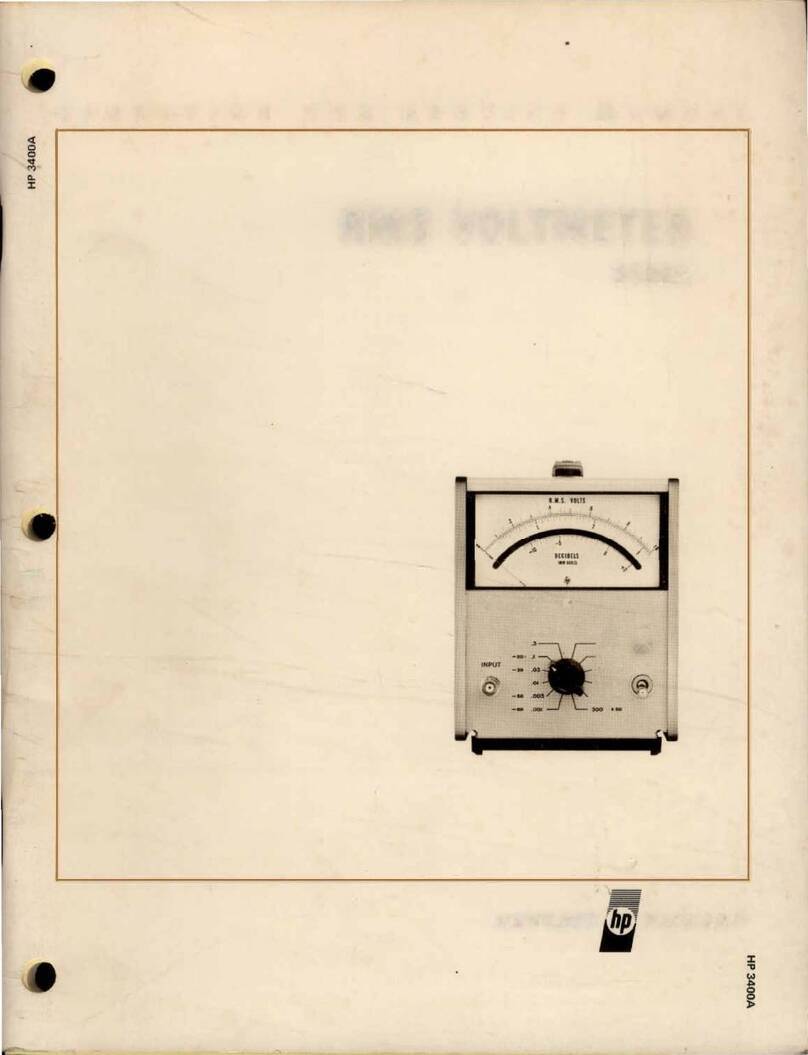HP 3400A Service manual