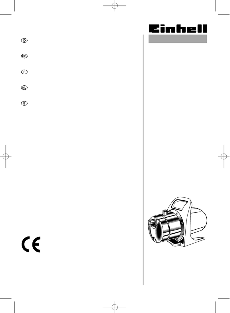 EINHELL GP 4600 Inox User manual