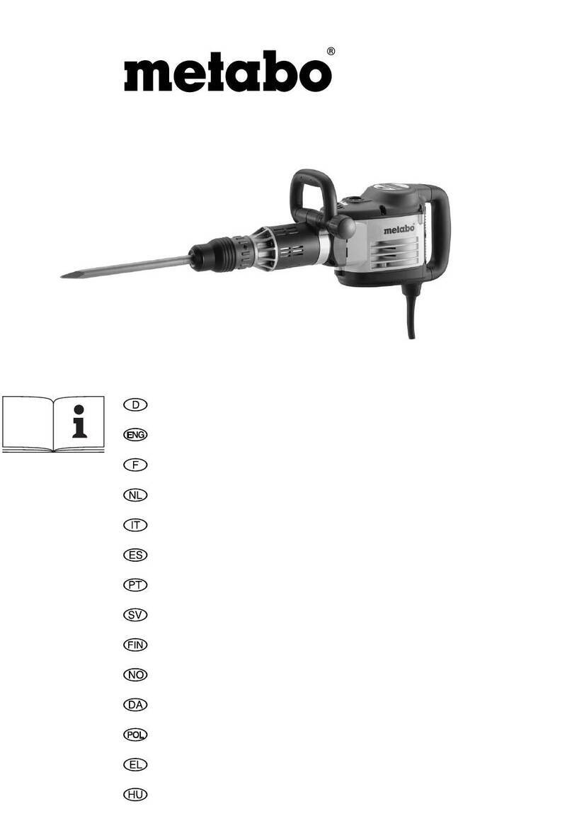 Metabo MHE 95 operating instructions
