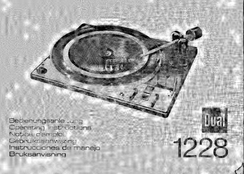 Dual 1228 User manual