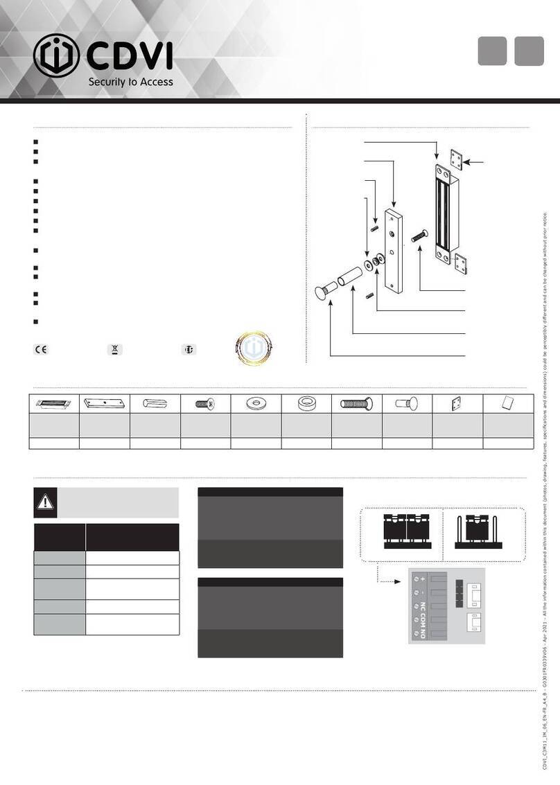 CDVI C3M11 quick start guide