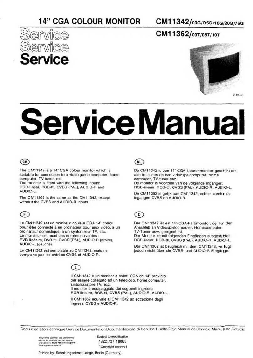 Philips CM11342 User manual