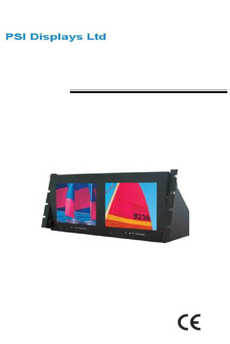 PSI Displays L84R User manual