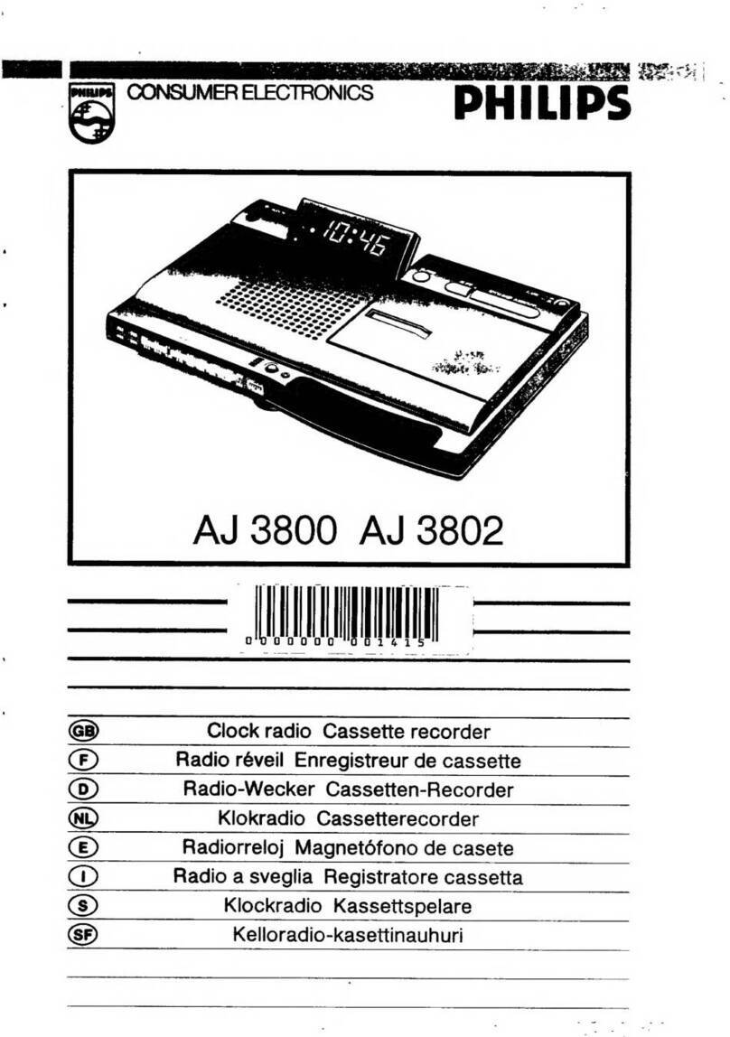 Philips AJ3800 manual