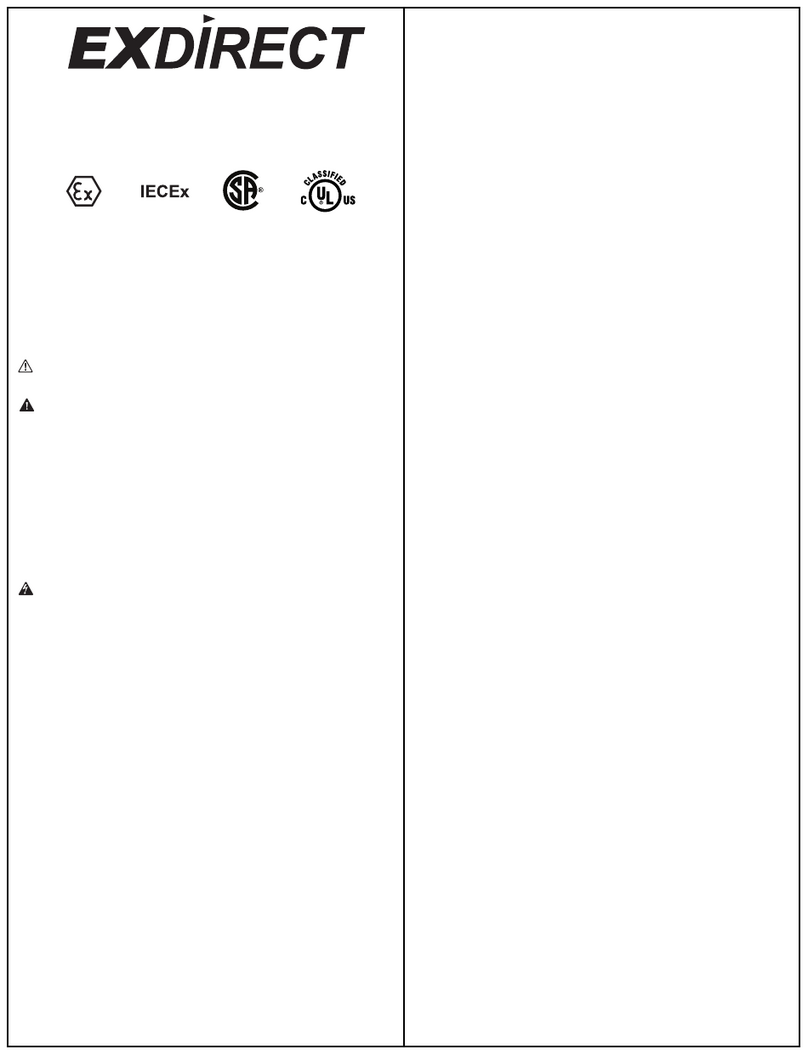 Precision Digital Corporation EXDIRECT EX Series Reference manual Precision Digital Corporation EXDIRECT EX Series Reference manual