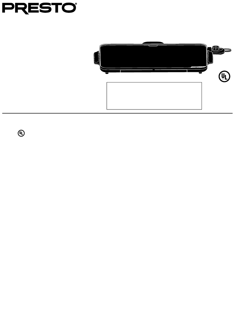 Presto Slimline 07072 User manual