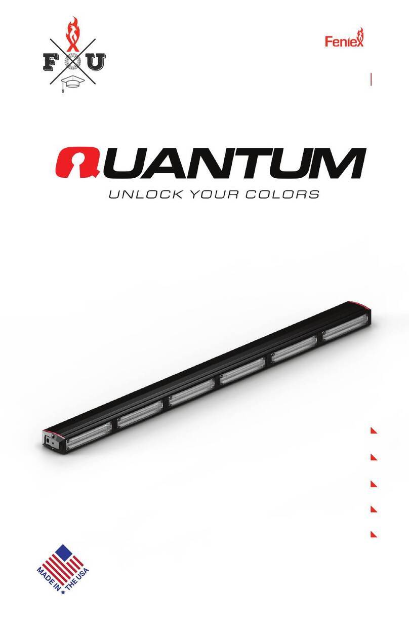 Feniex Quantum 600 instruction manual