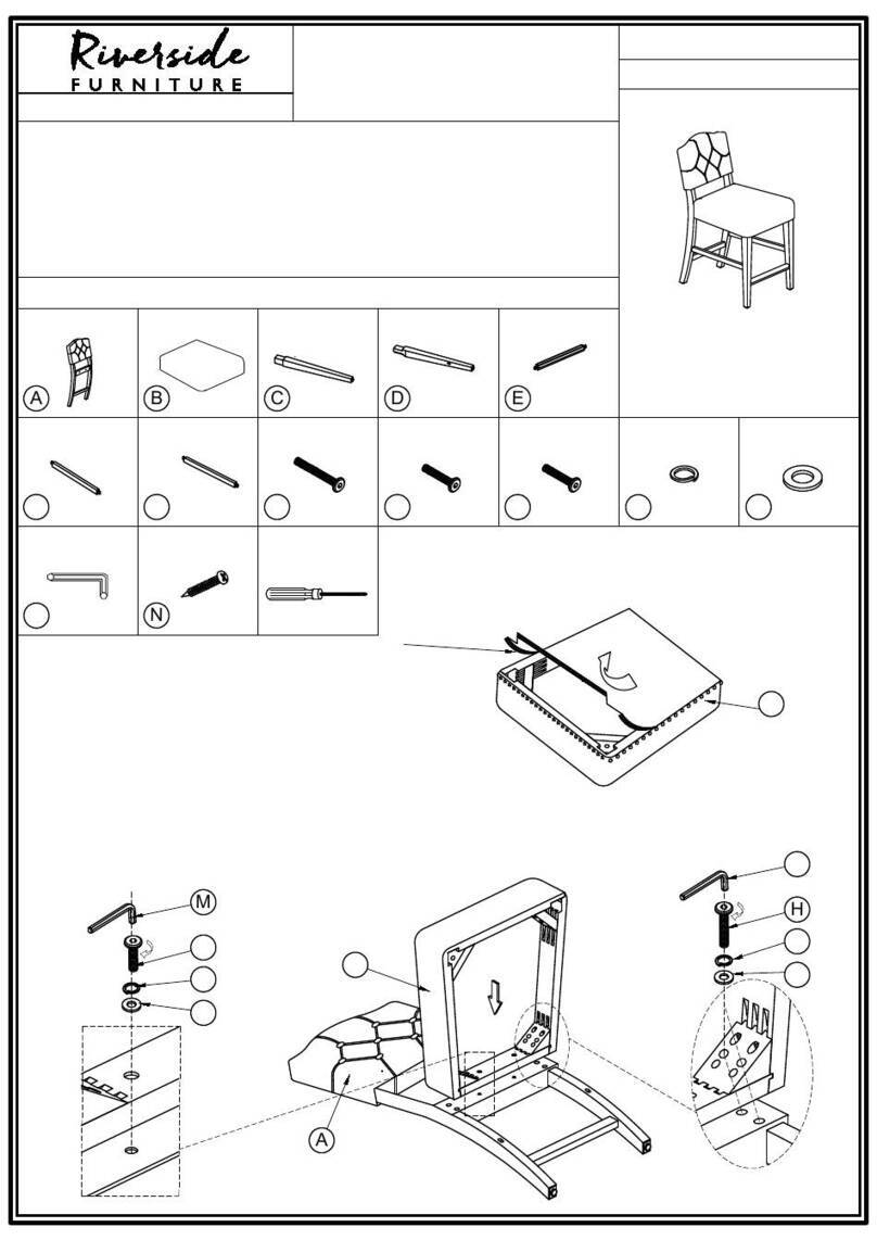 Riverside Furniture Button 92635 Assembly instructions