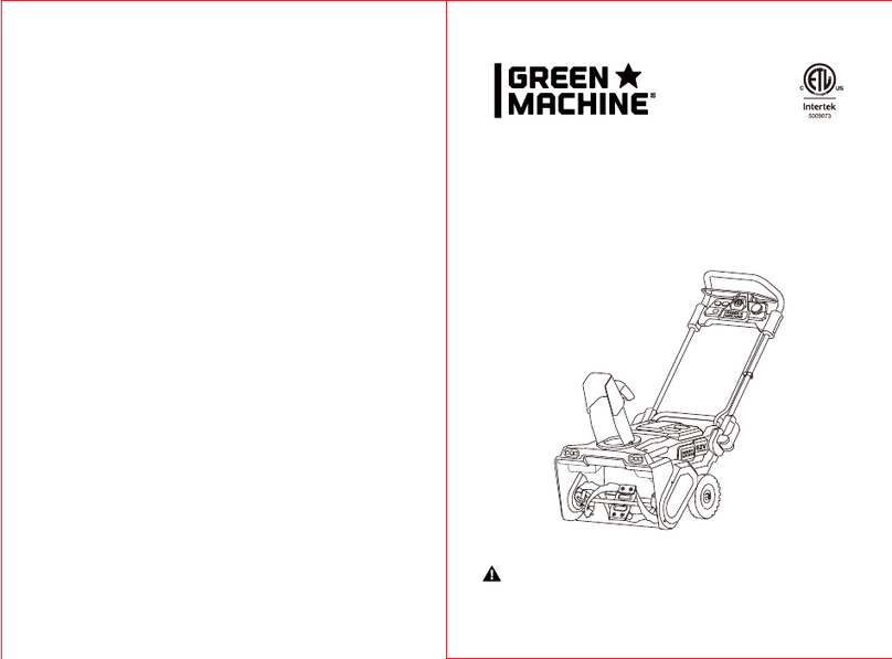 GreenMachine GMSB6200-SS Operator's manual